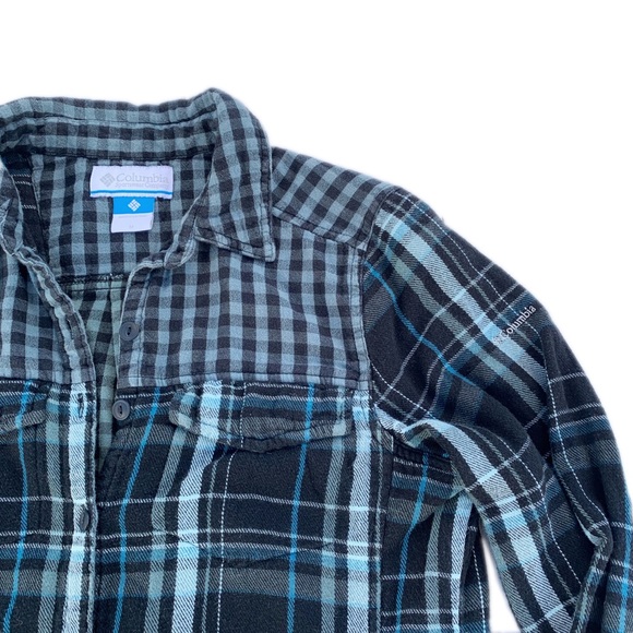 Columbia Contrast-Pattern Flannel Shirt - Picture 6 of 12